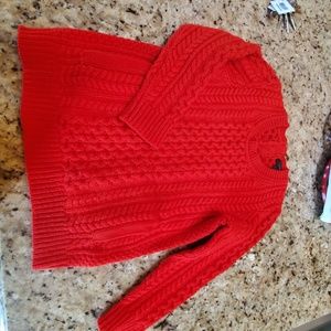 Beautiful Red sweater with pockets! (xs)